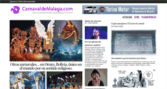 Desktop Screenshot of carnavaldemalaga.com